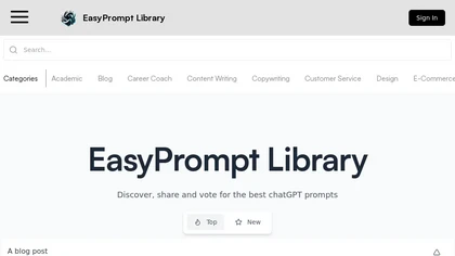 EasyPrompt Library